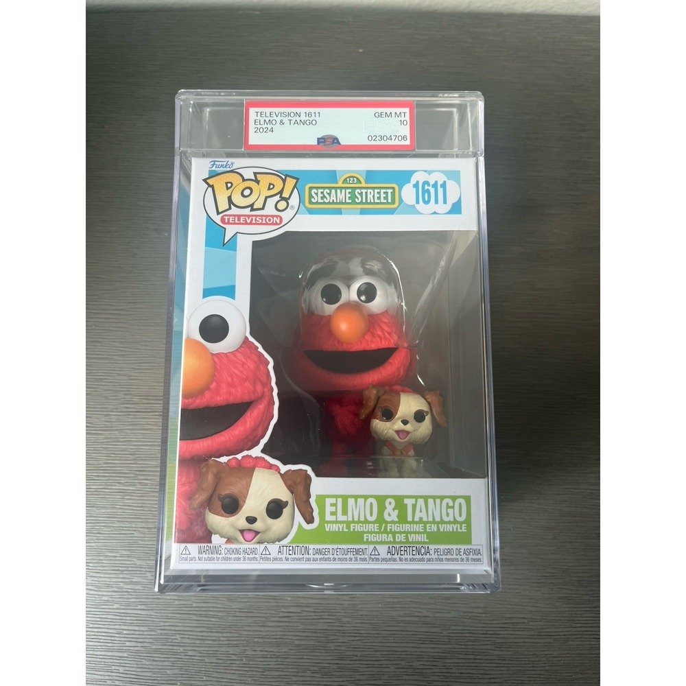 Elmo & Tango Television Sesame Street #1611 Funko Pop! PSA 10 GEM MINT